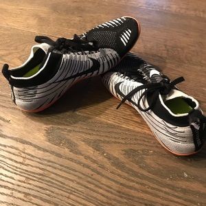 White and black Nike free hyperfeel